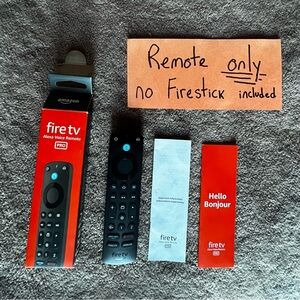 Amazon Fire TV Alexa Voice Remote Pro - Black